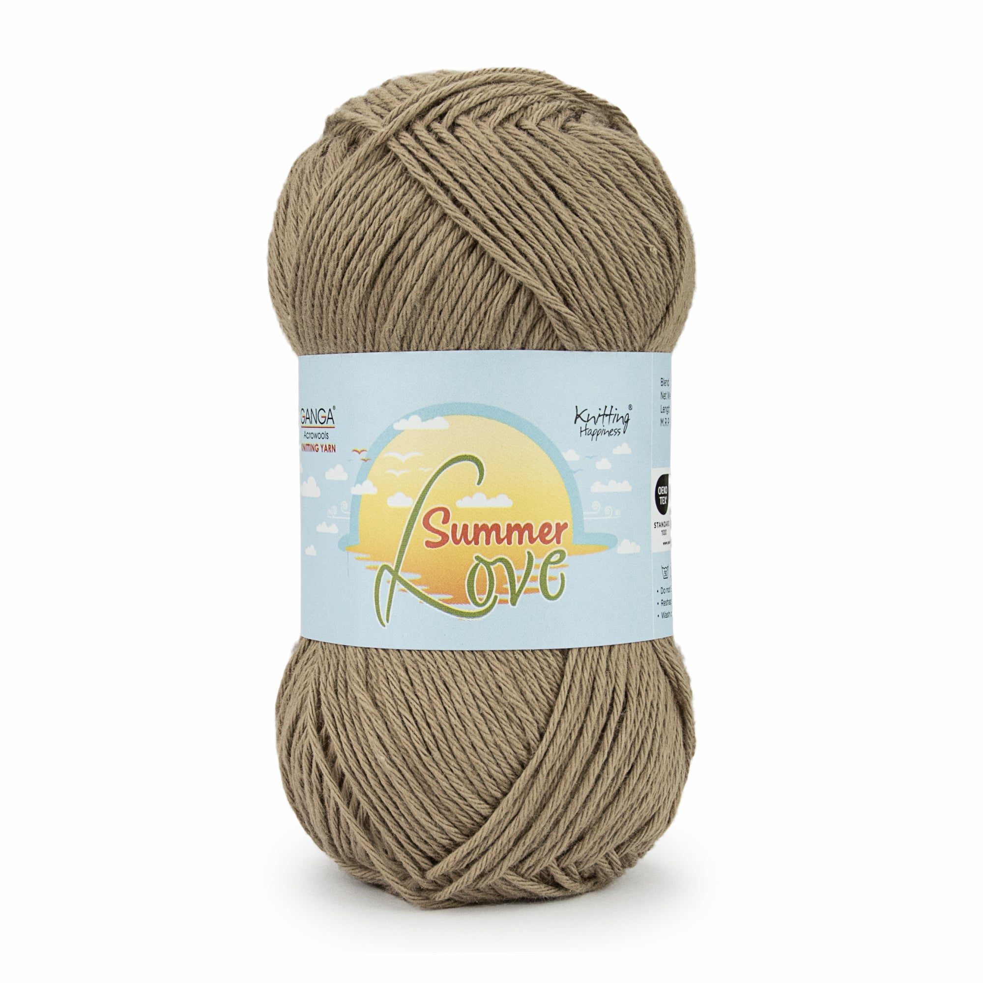 Summer Love Knitting Yarn 50g - Dark Beige