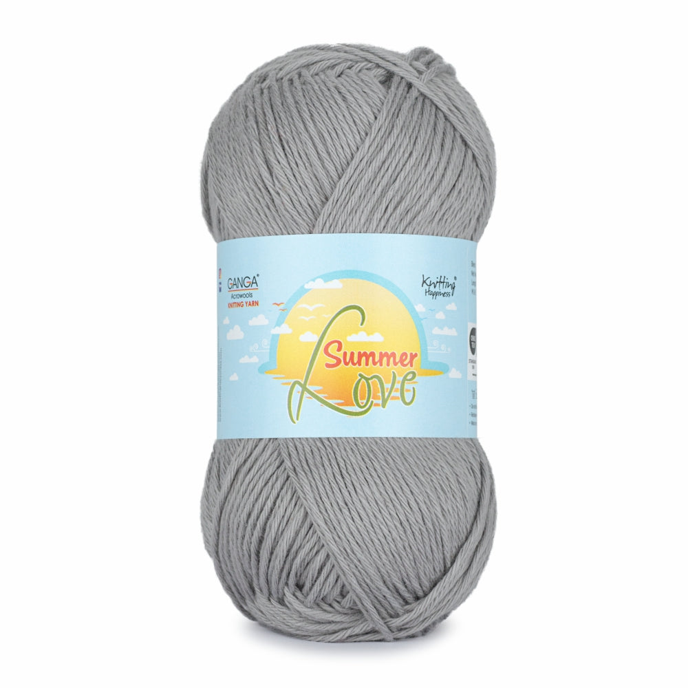 Summer Love Knitting Yarn 50g - Aluminium