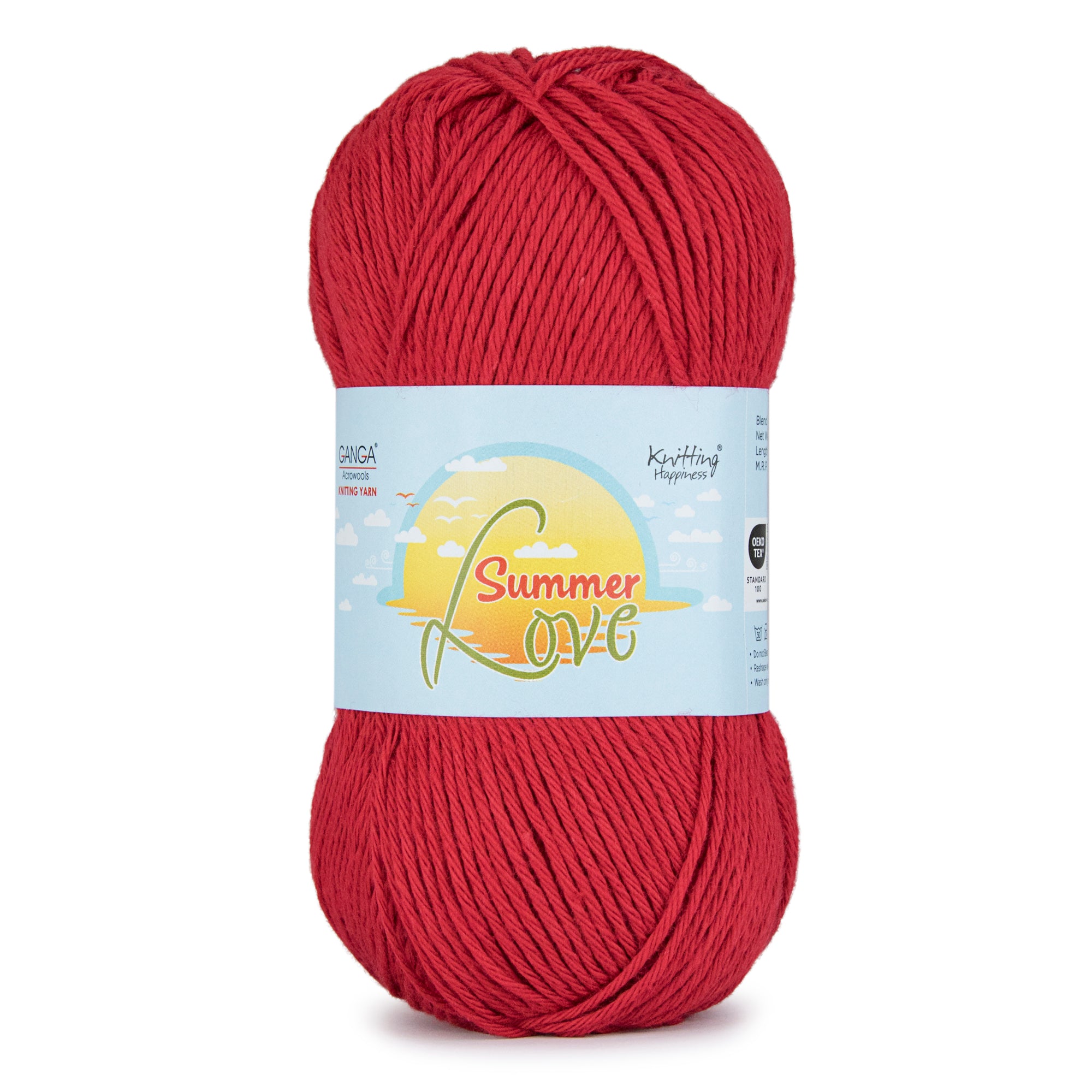 Summer Love Knitting Yarn 50g - Sterling Red