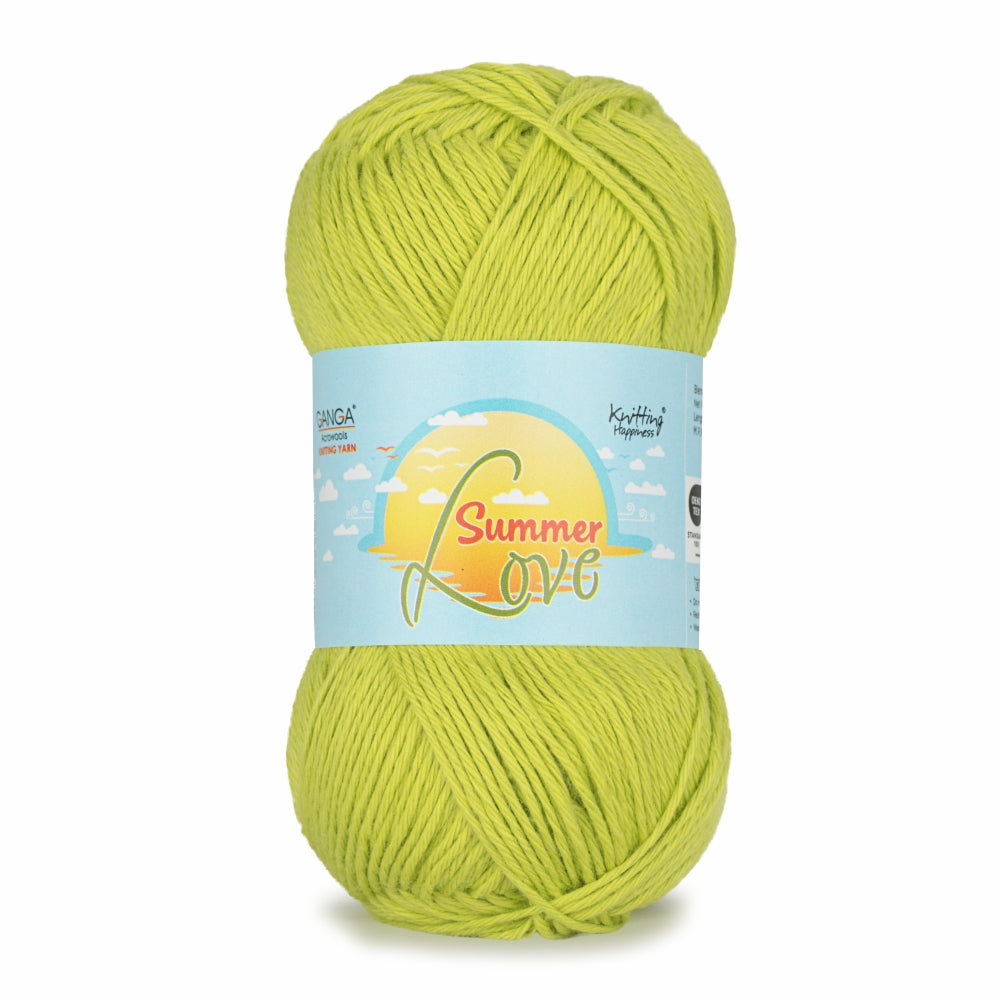 Summer Love Knitting Yarn 50g - Celery