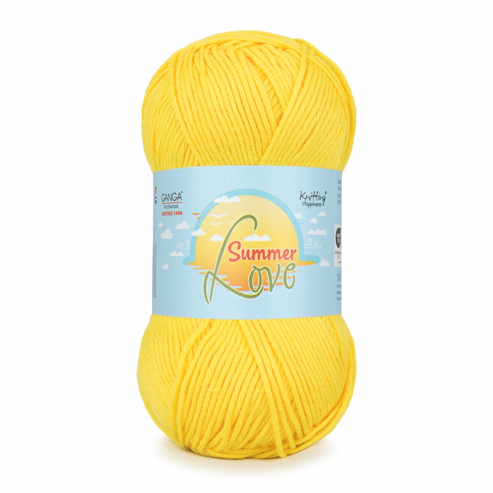 Summer Love Knitting Yarn 50g - Sunglow