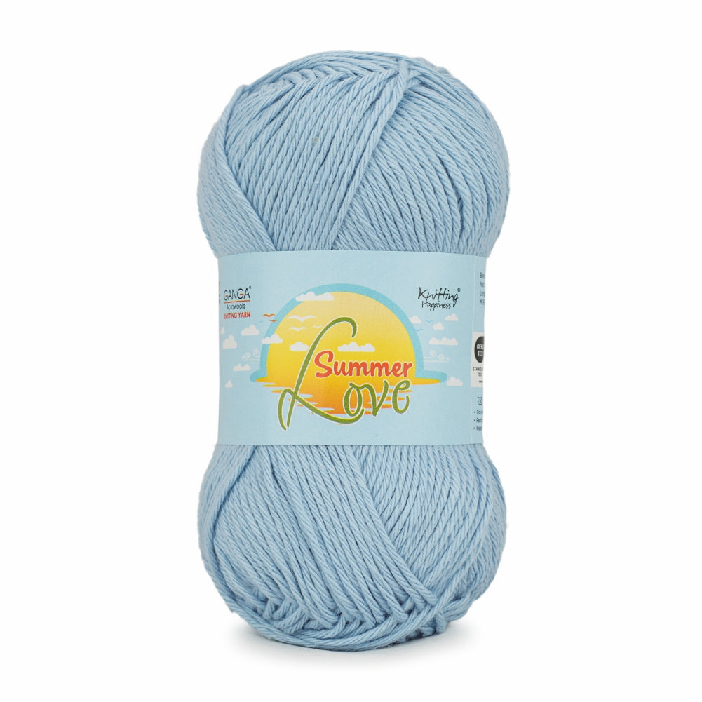 Summer Love Knitting Yarn 50g - Light Steel Blue