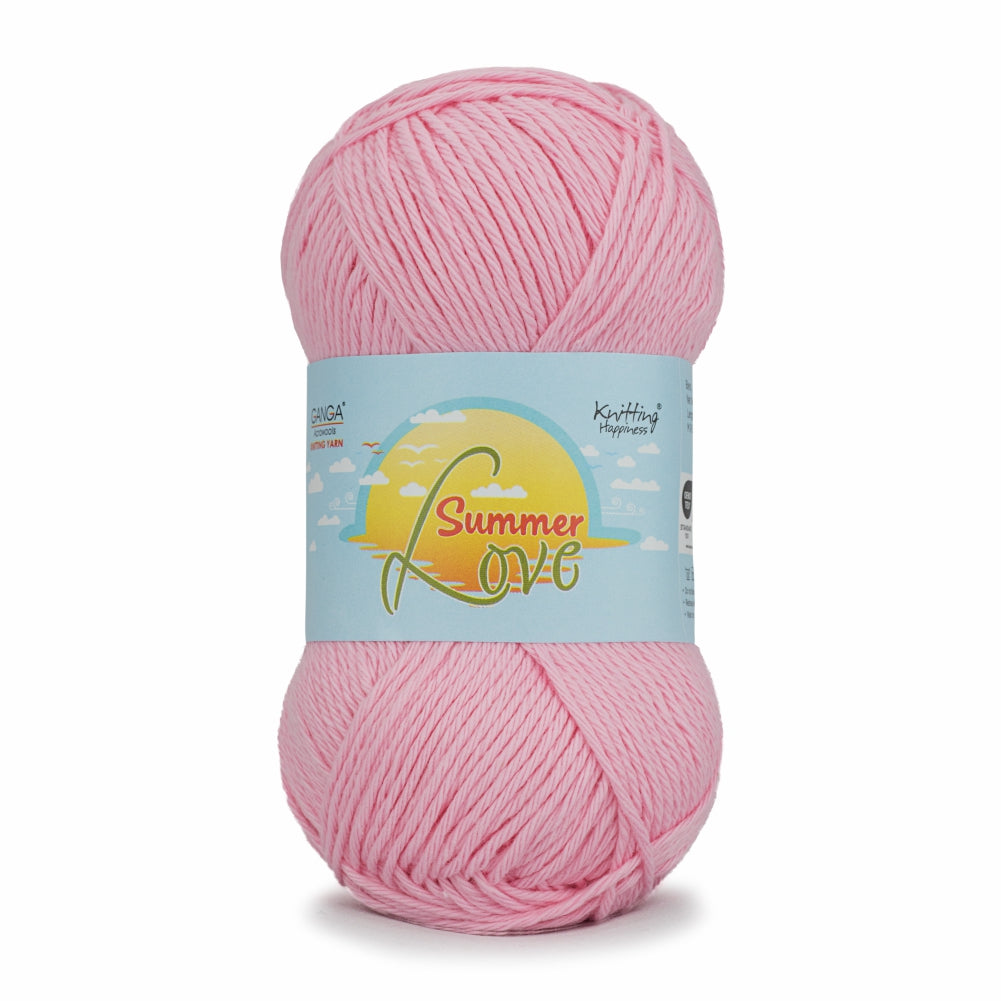 Summer Love Knitting Yarn 50g - Baby Pink