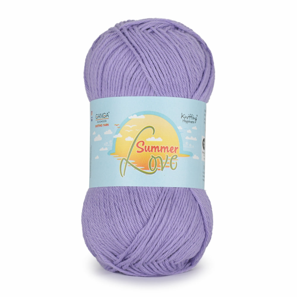 Summer Love Knitting Yarn 50g - Cold Purple