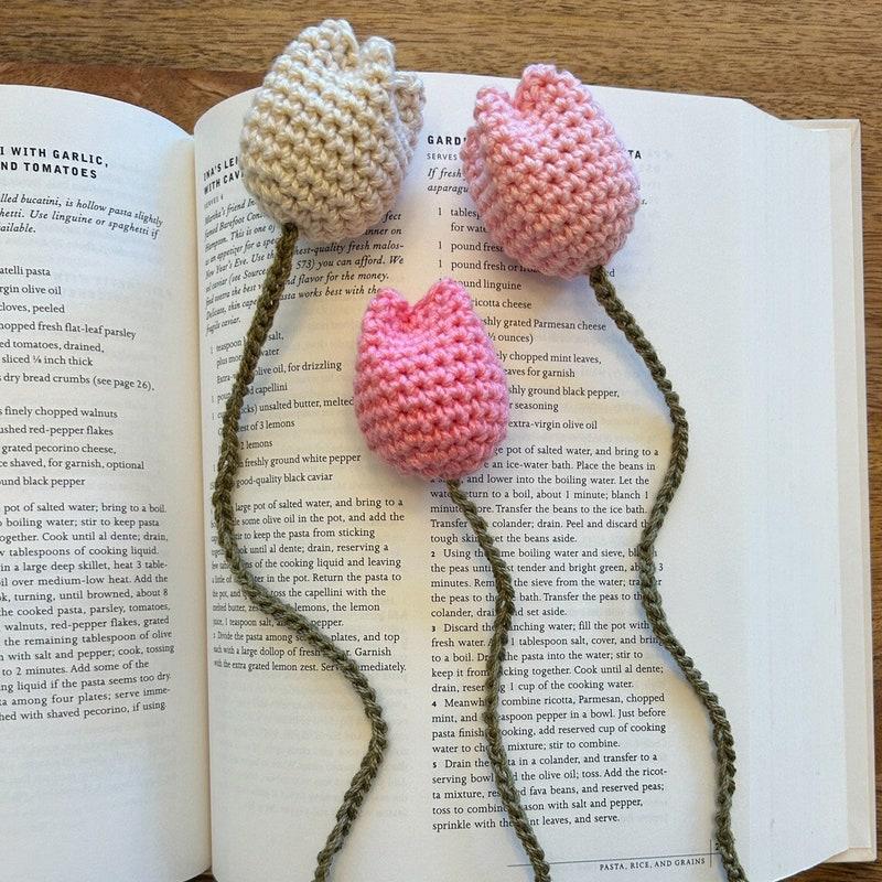 Crochet Tulip Bookmark