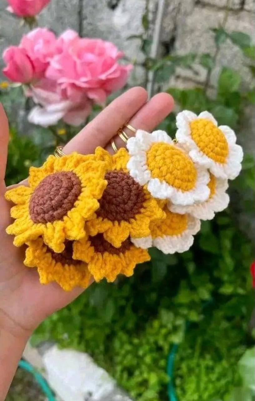  Sunflower Keychain